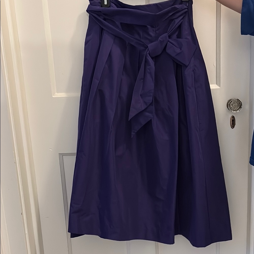 Talbots Deep Purple Midi Skirt